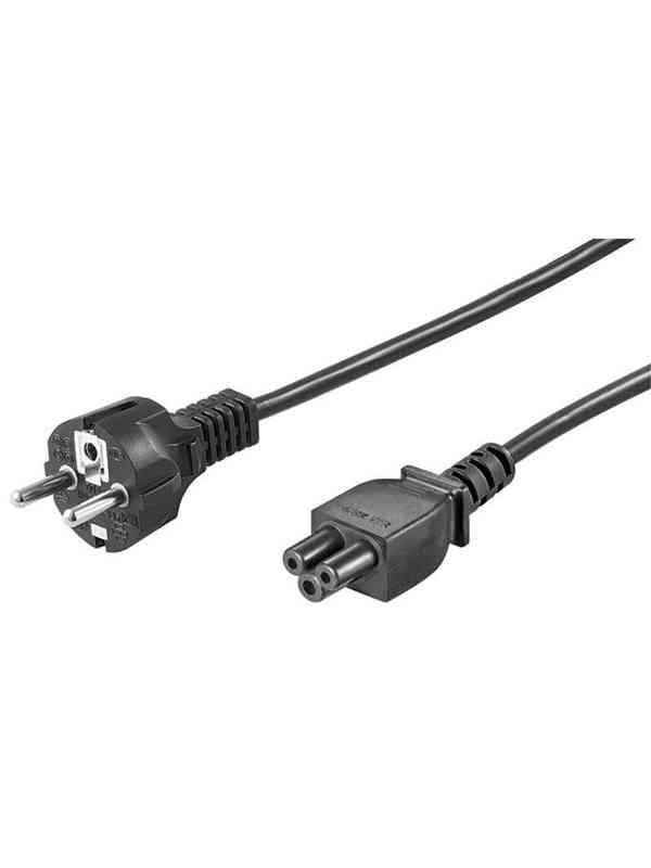 Pro Strømkabel C5 (Mickey Mouse) - Sort - 2 m til Oplader
