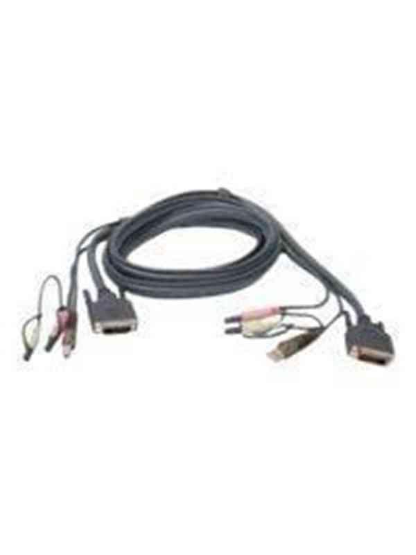 IOGEAR G2L7D03UI - KVM Kabel til Tastatur, Mus og Video