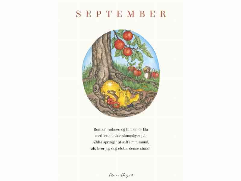 September Plakat | Elvira Fragola fra CSBOOKS