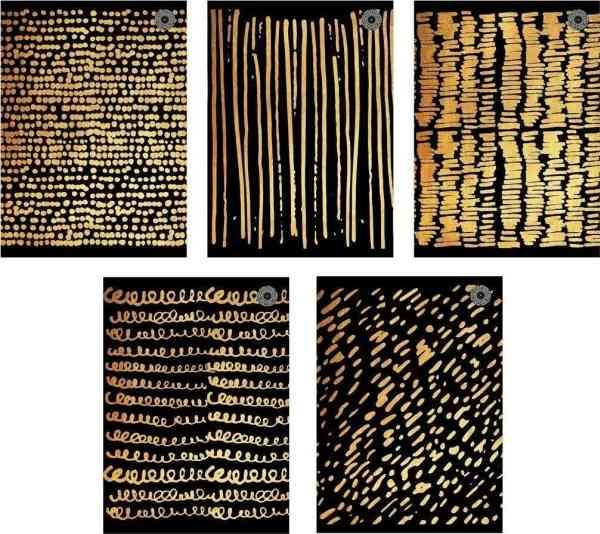 Ziemia Obiecana A5 Notebooks 60K Kratka Scribbles (10 stk)