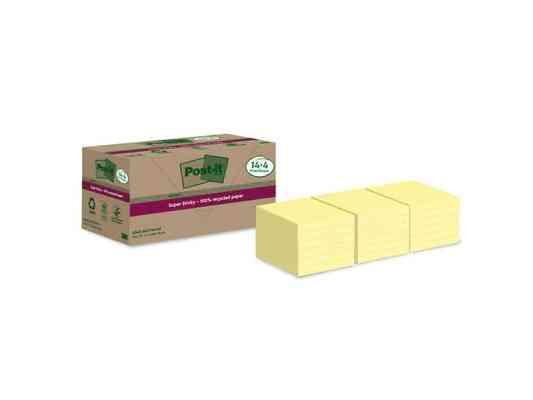 Post-It 7100284878, Rund, Gul, Papir, 100%, 76 Mm, 76 Mm