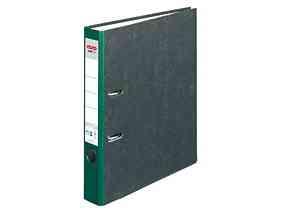 Herlitz 5141502, Opbevaring, Pap, Grøn, Grå, A4, D-Ring, 5 Cm