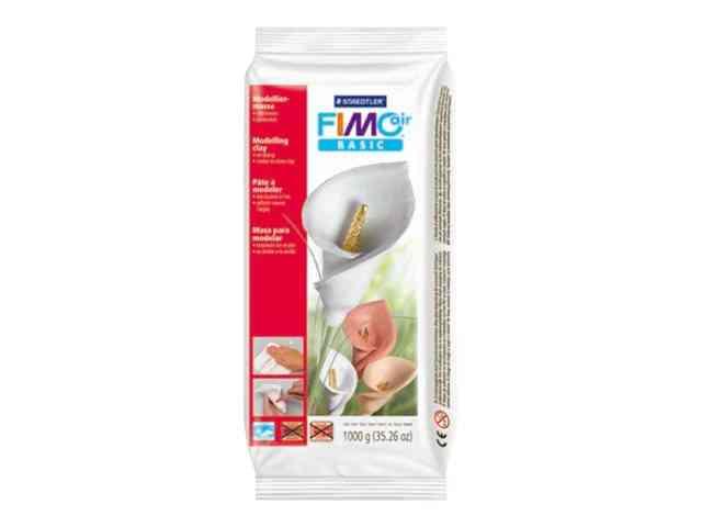 Fimoair Basic 8100 - Hvid Modellering Ler - 1000 G