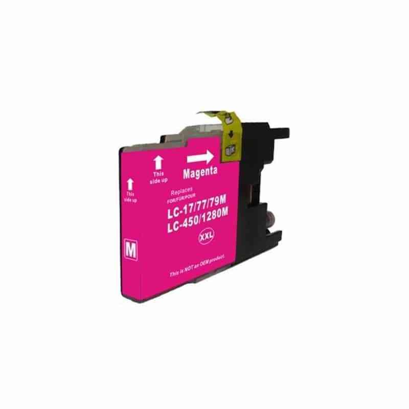 LC1280XLM magenta blækpatron 18ml – Kompatibel Brother