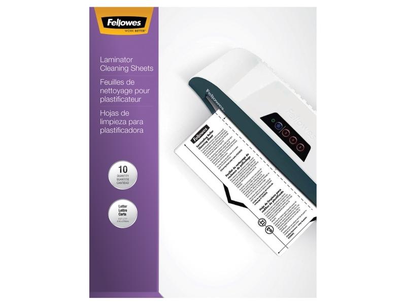 Rengøringsark til Fellowes Lamineringsmaskine - 10 Stk.