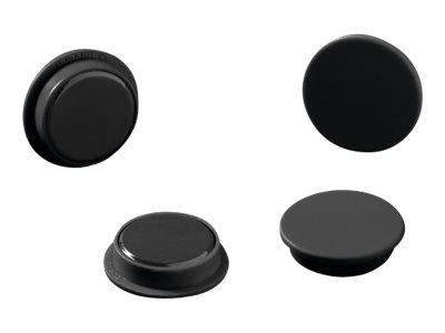 Holdbare magneter - 3,2 cm - Sort (20 stk.)