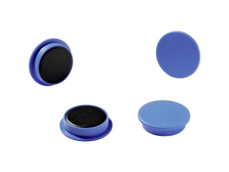 Blå Magneter Ø21 Mm - 20 Stk. Tilbud!