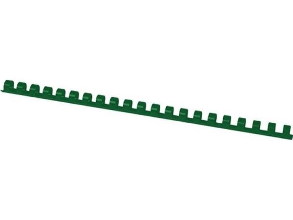 Grøn Indbindingskamme A4, 12 mm, 100 Stk - Kontorartikler