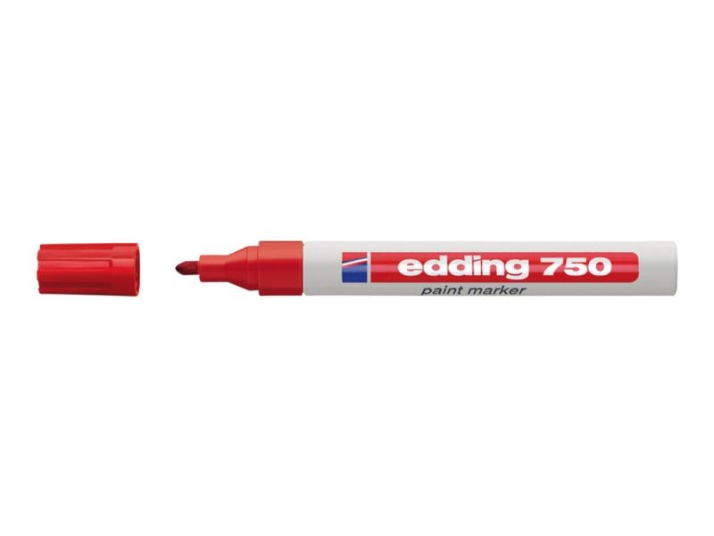 Edding Marker 750 Permanentmarker Rød - Eg1028