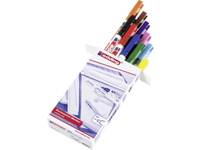 Edding 400 Flerfarvet Permanentmarker - Mellem 1 mm