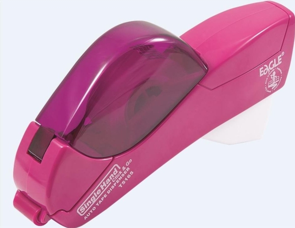 Eagle Tapeholder T 5165 Ab Pink med To Ruller Tape