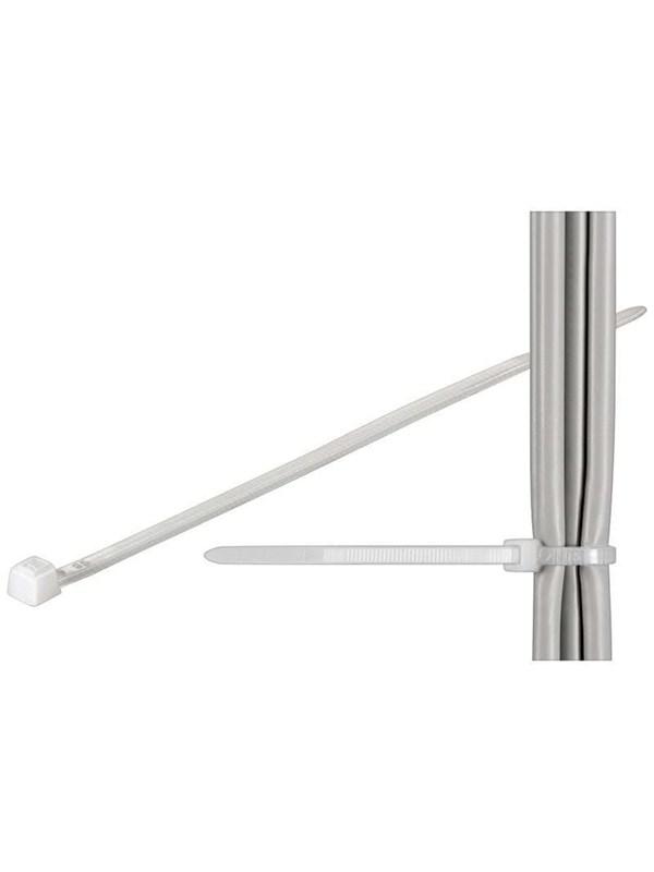 Pro Cable Ties Trans. - 2.5mm/200mm