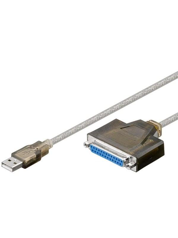 Pro USB til 25 pins D-Sub kabel - 1,5 m