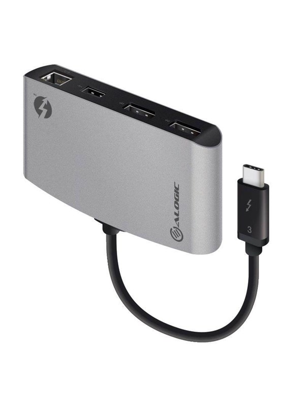 ALOGIC Dockingstation med 2 x DP - Hurtig levering!