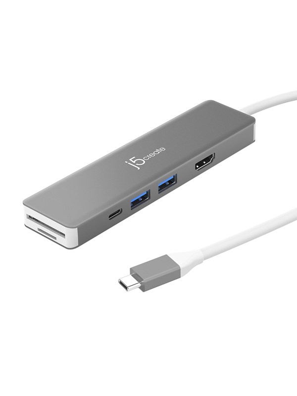 J5create 7-i-1 Multi-Port Adapter med 100W PD tilbud