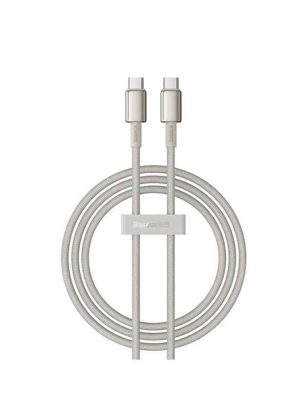 Baseus Tungsten Gold USB-C Kabel 100W - Hurtig Opladning