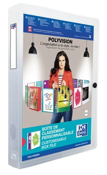 Dokumentboks Elba Polyvision 40 Mm, Transparent Pp-Folie