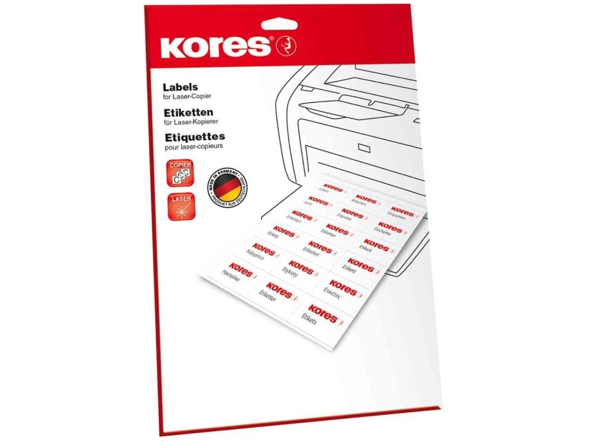 Kores L210148.10Ft, Transparent, Universel, Rektandel, A4, Tyskland, Laser/Inkjet