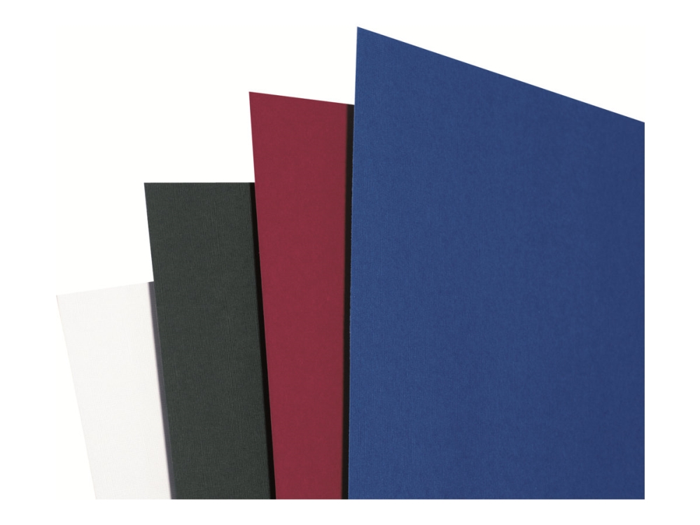 Gbc Linenweave Omslag, Din A4, 250 G/M², Rød Ensidig, Linnedpræget Karton, Mat (Ce050030)