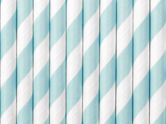 Partydeco Spp1-001J, Lyse Blå, Hvid, Papir, 195 Mm, 10 Stk, 2 Mm, 270 Mm