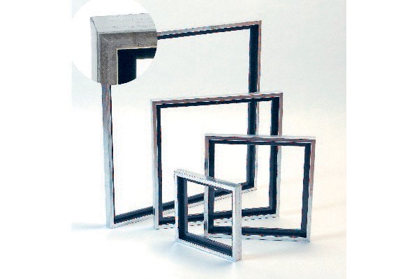 Svæveramme Træ Antik-Silverlook 14X18 Cm