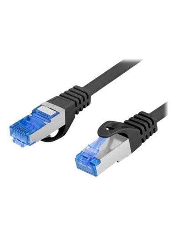 Lanberg patch cable - 2 m - RAL 9004 black - Sort - 2 meter