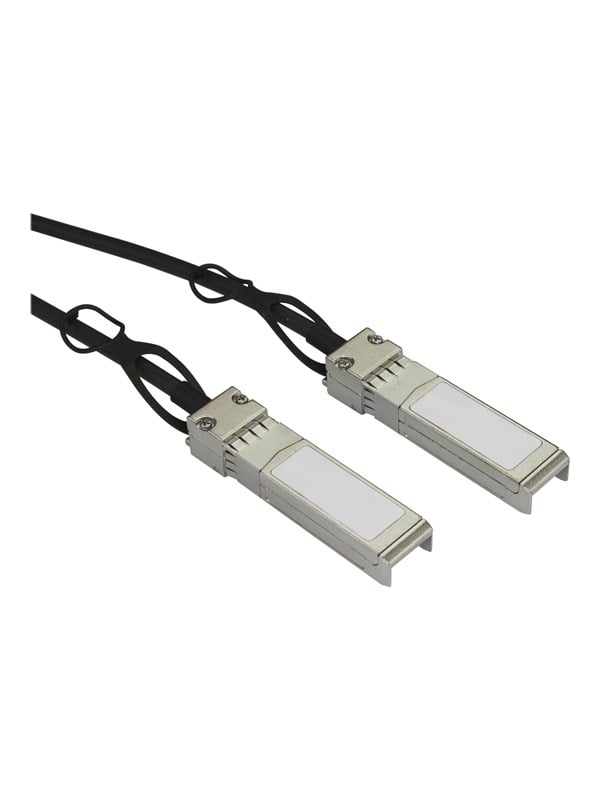 StarTech.com MSA Compliant SFP+ Direct-Attach Twinax Cable - 2 m (6.6 ft.) - 10GBase direct attach cable - 2 m - black - Sort - 2 meter