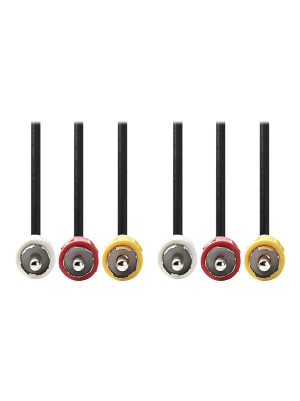 Nedis video / audio cable - composite video / audio - 5 m