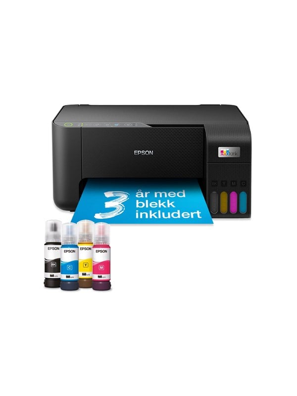 Epson EcoTank ET-2864 Blækprinter Multifunktion - Farve - Blæk