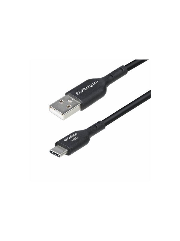 StarTech.com 1ft (30cm) USB-A to USB-C Charging Cable Charger Cord - USB-C cable - USB to 24 pin USB-C - 30 cm